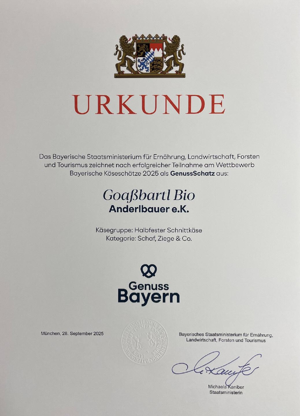 Bayerische Käseschätze 2025